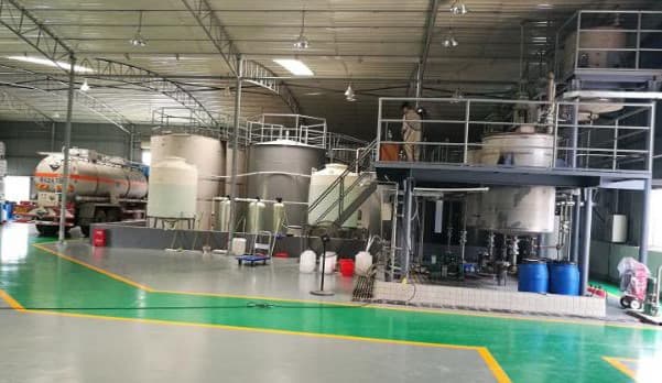 Industrial equipment on a steel production line